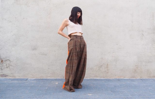 Sau-Ching Wong Trousers Checks 2 - LR3