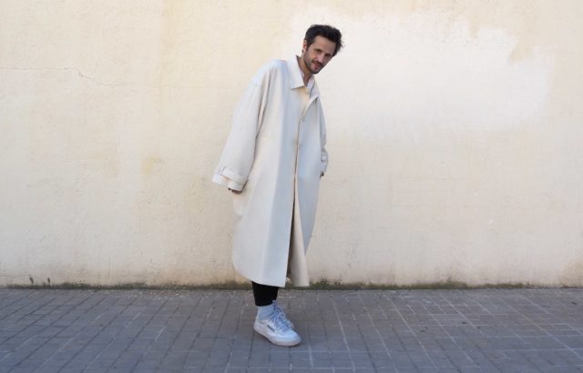Luis Aguilar Coat Ecru - LR3