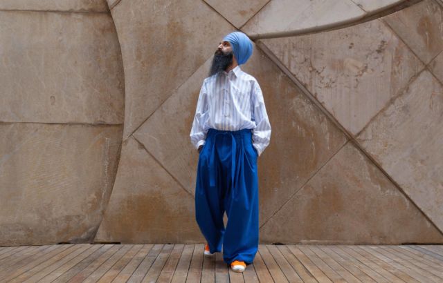 Gagandeep Singh Trousers Cobalt - LR3