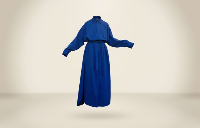 Carlos Fernandez Maxi Dress Cobalt - LR3