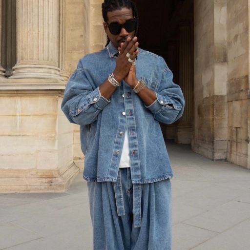 ジャケット・アウター alound oversized vintage denim shirts Product sheet - LR3