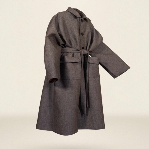 かじまりさん 新品タグ付き Belted Chester coat グレー KEISUKEYOSHIDA ONLINE STORE（ケイスケヨシダオンラインストア