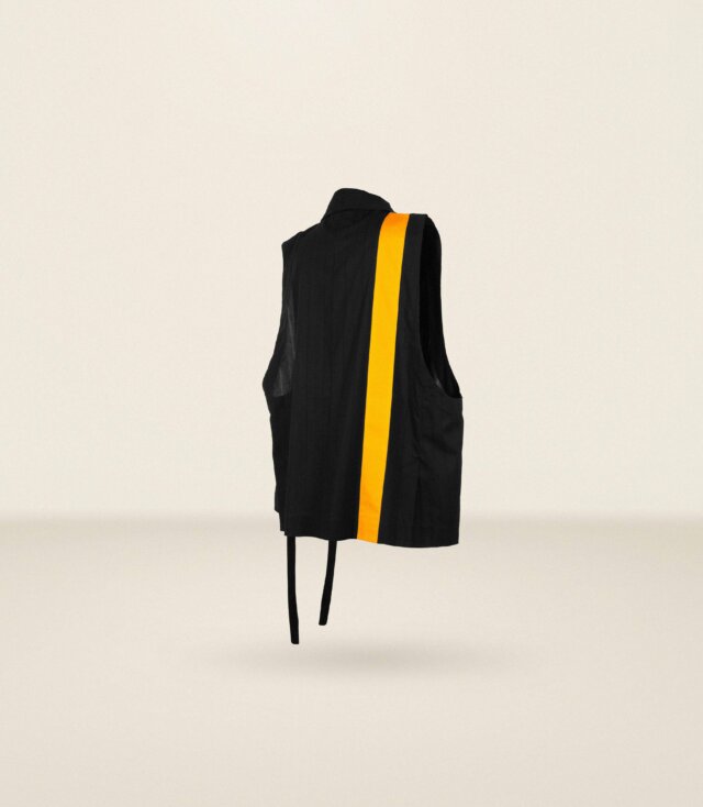 Textured Black Vest - LR3