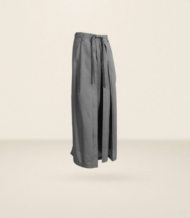 Gray Long Hakama - LR3